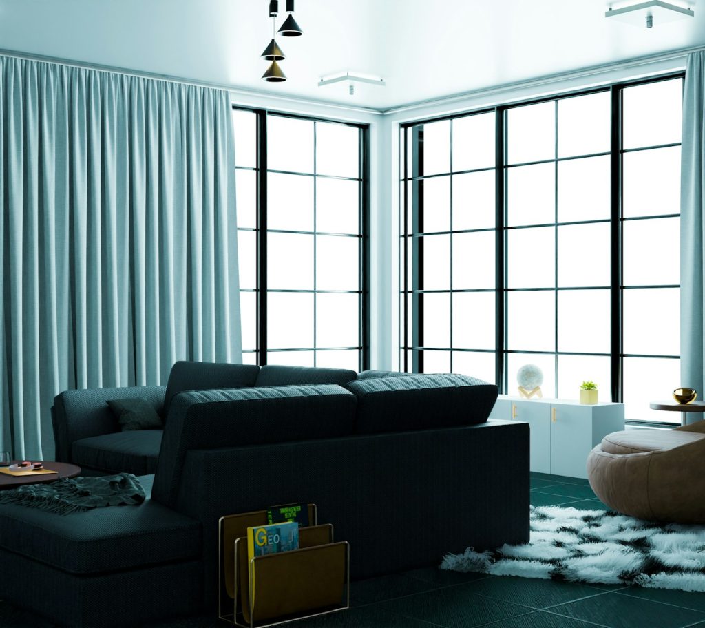 Kotna sedežna garnitura